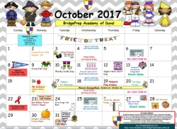 October Calendar